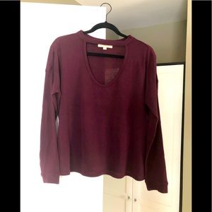 No Comment NY LA keyhole sweater